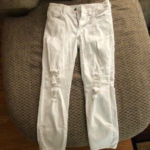 American Eagle white jeans